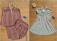 Kit 10 (5/5) Camisola E Short Doll Liganete Revenda Atacado