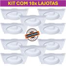 Kit 10, 5 ou 2x Lajotas para Led Redonda 18W Super Reforçadas para Laje 27 e 30cm, Sua Obra Merece