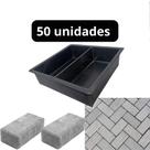 Kit 10 a 50 Formas Duplas Paver 20x10x6 A Mais Reforçada do Mercado Bloquete Cimento
