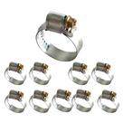 Kit 10 abracadeira 5/8" 13x16mm sem fim reforçada Kit 10 abracadeira 5/8" 13x16mm sem fim reforçada