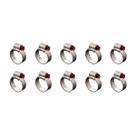 Kit 10 Abraçadeira Aço Carbono Fita 9mm 13x19mm 1/2x3/4 Kit 10 Abraçadeira Aço Carbono Fita 9mm 13x19mm 1/2x3/4