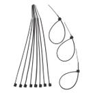 Kit 10 Abraçadeira Plástica Nylon Pta 300,0 x 4,8mm x 100 pç