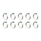 Kit 10 Abraçadeira Rosca Sem Fim Aço Carbono Fita 14mm 76x95mm 3x3.3/4" Suprens
