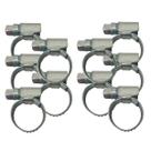 Kit 10 Abraçadeiras Aço Galvanizado 12 X 16 mm Espessura 9mm Londribor