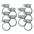 Kit 10 Abraçadeiras Aço Galvanizado 13 X 19 Mm Espessura 9mm Londribor