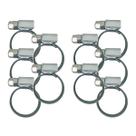 Kit 10 Abraçadeiras Aço Galvanizado 14 X 22 Mm Espessura 9mm Londribor