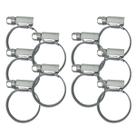 Kit 10 Abraçadeiras Aço Galvanizado 19 X 27 Mm Espessura 9mm Londribor