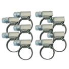 Kit 10 Abraçadeiras Aço Galvanizado 9 X 13mm Espessura 9mm Londribor