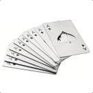 Kit 10 Abridor De Garrafa Formato Carta De Baralho Espada Poker Aço Inox Kit 10 Abridor De Garrafa Formato Carta De Baralho Espada Poker Aço Inox