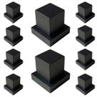 Kit 10 Acabamento Metal Registro Base Docol Quadrado Preto Kit 10 Acabamento Metal Registro Base Docol Quadrado Preto