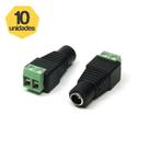 Kit 10 Adaptador Borne para P4 Fêmea