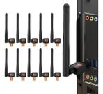 Kit 10 Adaptadores Wireless Wifi Rede Sem Fio Usb Atacado