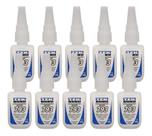 Kit 10 Adesivo Cola Instantâneo 793 20g Tek Bond