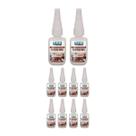 Kit 10 Adesivo Instantâneo Moveleiro 20g Tekbond