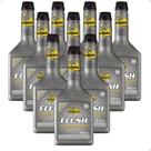 Kit 10 Aditivo Limpeza Motor Carter Bardahl Flush 500ml Cinza