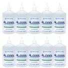 Kit 10 Álcool Isopropilico 500ml - 99,8% PCI Limpeza Eletrônica, Placas e Circuitos