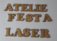 kit 10 Alfabetos mdf 2cm