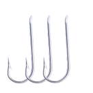 Kit 10 Anzol Chapinha Patinha Grande 65mm N4 Galvanizado Sem Furo Pesca
