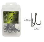 Kit 10 Anzol Garateia Lambada Xingu N1/0 (3,4cm X 2,3cm)