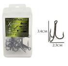 Kit 10 Anzol Garateia Lambada Xingu N1/0 (3,4cm X 2,3cm)