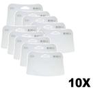 Kit 10 Aplicador Espátula Celuloide Silicone P/ Massa Tigre