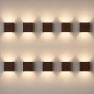 Kit 10 Arandela Led Aura 4w 3000k Branco Quente 110v/220v Ip65 prova d'água Cafe ALUT001900-10 Alut
