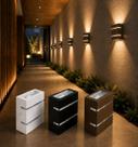 Kit 10 Arandelas Facho Duplo Interna Externa Luminaria Bivolt para Parede Muro Jardim Bivolt