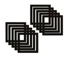 kit 10 arco de moldura preta 15x15para azulejo, quadros edecorações kit 10 arco de moldura preta 15x15para azulejo, quadros edecorações