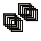 kit 10 arco de moldura preta 20X20para azulejo, quadros edecorações kit 10 arco de moldura preta 20X20para azulejo, quadros edecorações