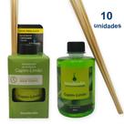 Kit 10 Aromatizador Ambiente Capim Limão Difusor Vareta 280ml Senalândia - Envio Já