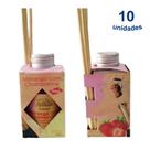 Kit 10 Aromatizador de Ambiente de Morango com Champanhe 100ml Difusor Vareta Luz Aromas - Envio Já