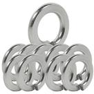 Kit 10 arruela pressao (d) 1/4" leve zincada