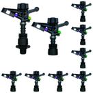 Kit 10 Aspersor de Impacto IM22 Rosca 1 ou 3/4 + 1/2 - Ideal para Irrigação Agrícola, Hortas e Jardim