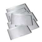 Kit 10 Assadeiras Lisa 53,5x32,5 Alumínio Imeca Forno Combin Kit 10 Assadeiras Lisa 53,5x32,5 Alumínio Imeca Forno Combin