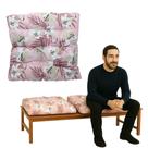 Kit 10 Assento Para Cadeira Futon 50x50cm Cores Variadas Estampadas