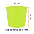 Kit 10 Balde pipoca festinha chá de bebê decoração 1 litro
