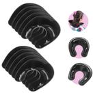 Kit 10 Bandeja de Ombro Protetor para Tintura de Cabelo Cabelereiro Profissional Dompel