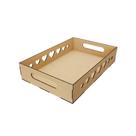 Kit 10 Bandejas Mdf Para Chocolates Cesta Café da Manhã 20x30