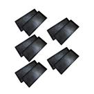 Kit 10 Bandejas Para Microverdes (5 Com Furo E 5 Sem Furo)