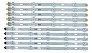 Kit 10 Barra Led Compativel Samsung Un40ku6000g Un40ku6300g