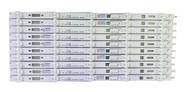 Kit 10 Barra Led Kdl-40r485 Kdl40r485 Kdl-40r355 Nova