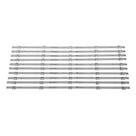Kit 10 Barras Led Compativel Tv 65c350ku10 65c350 N/F
