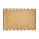 Kit 10 Base Retangular 30x40 cm MDF Cru para Cesto Crochê Fio de Malha