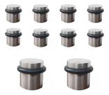 Kit 10 Batedor Amortecedor De Porta Inox Padrão Hotel 3cm
