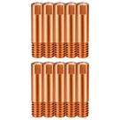 Kit 10 Bico Contato Solda Mig Stein 1.0MM 25MM X M6