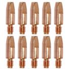 Kit 10 Bico De Contato 1,2mm x 28mm M6 Tocha Mig Consumiveis Nacional Carbon