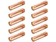 Kit 10 Bicos De Contato Para Tocha Mig M6x25 0,8mm 15AK 24KD - Brax