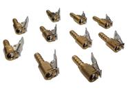 Kit 10 Bicos P/ Válvula C/ Presilha 1/4 24mm Reforçado