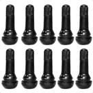 Kit 10 Bicos Válvula Pneus Sem Câmara de Moto TR413 Aro 14 a 33