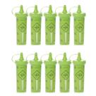 Kit 10 bisnaga decorada molhos verde 250ml